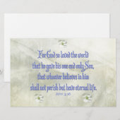 John 316 Dogwood Briefpapier (Voorkant / Achterkant)