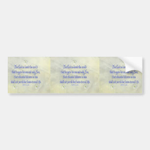 John 316 Dogwood Bumpersticker