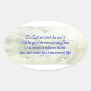 John 316 Kornoelje Ovale Sticker