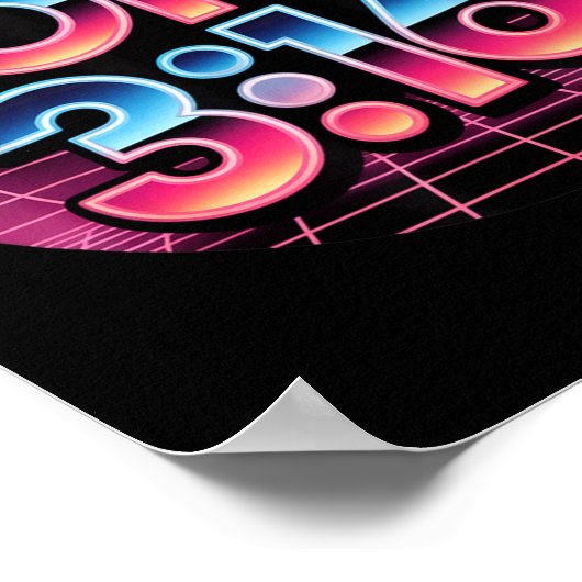 John 3_16 80s Retro Christian Faith Design Poster (Hoek)