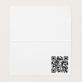 John 3:16 Aangepaste Moderne QR Code Christelijke  Visitekaartje (Binnenkant ongevouwen)