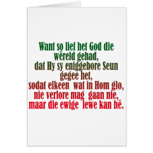 John 3:16 Afrikaans