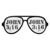 John 3:16 aviator zonnebril (Voorkant)