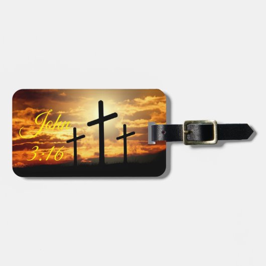 John 3:16 bagagelabel (Voorkant horizontaal)