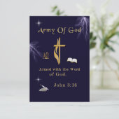 John 3:16 bedankkaart (Staand voorkant)