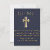 John 3:16 bedankkaart (Achterkant)