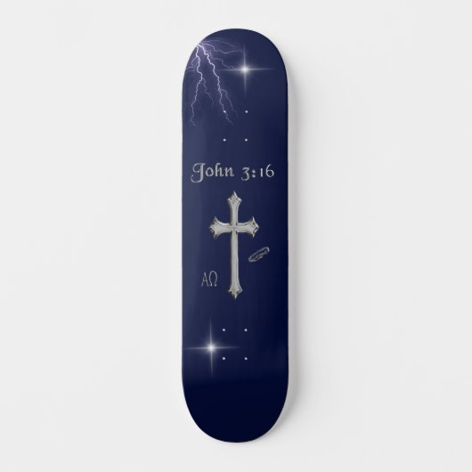 John 3:16 Bible verse Persoonlijk Skateboard (Voorkant)