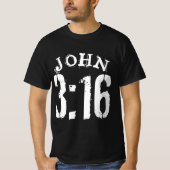 JOHN 3 16 BIBLE VERSE T-SHIRT (Voorkant)
