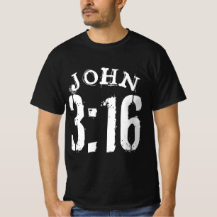 JOHN 3 16 BIBLE VERSE T-SHIRT