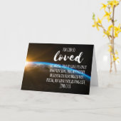 John 3:16 Bijbel Verse Christelijk Kaart (Gele Bloem)