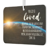 John 3:16 Bijbel Verse Christelijk Luchtverfrisser (Links)