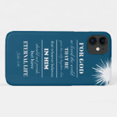 John 3:16 Bijbel Verse inspirerend Case-Mate iPhone Case (Achterkant (horizontaal))