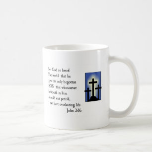 John 3:16 Bijbel Verse-ontwerp voor Mok