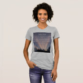 John 3:16 Bijbeltekst Dames T-shirt (Voorkant volledig)