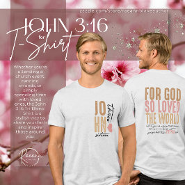 John 3:16 Bijbeltekst Tri-Blend T-shirt
