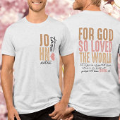 John 3:16 Bijbeltekst Tri-Blend T-shirt