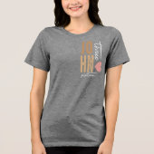 John 3:16 Bijbeltekst Tri-Blend T-shirt (Voorkant)