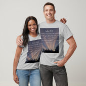John 3:16 Bijbelvers Heren T-shirt (Unisex)