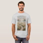 John 3:16 Bijbelvers Heren T-shirt (Voorkant volledig)