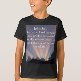 John 3:16 Bijbelvers Kinder T-shirt
