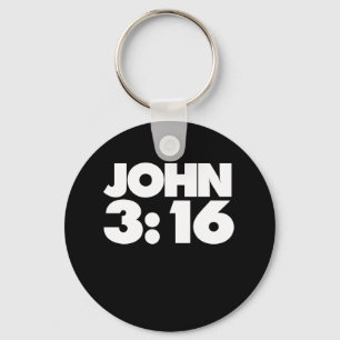 John 3:16 Bijbelversen voor christenen Sleutelhanger