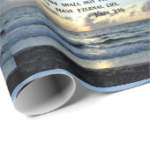 JOHN 3:16 BLAUWE luchten GESCHRIFTEN FOTO Cadeaupapier (Rol Hoek)