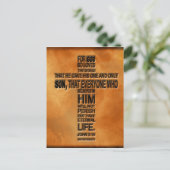 John 3:16 Briefkaart (Staand voorkant)