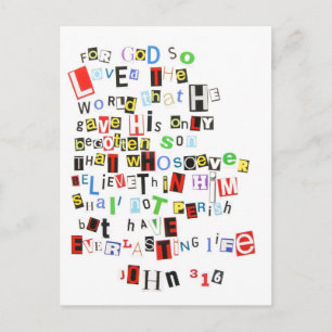 John 3:16 briefkaart