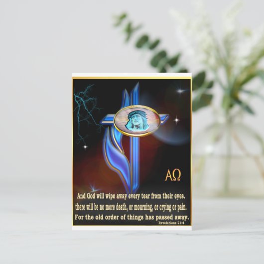 John 3:16 briefkaart (Staand voorkant)