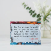 John 3:16 briefkaart (Staand voorkant)