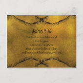 John 3:16 briefkaart (Voorkant)