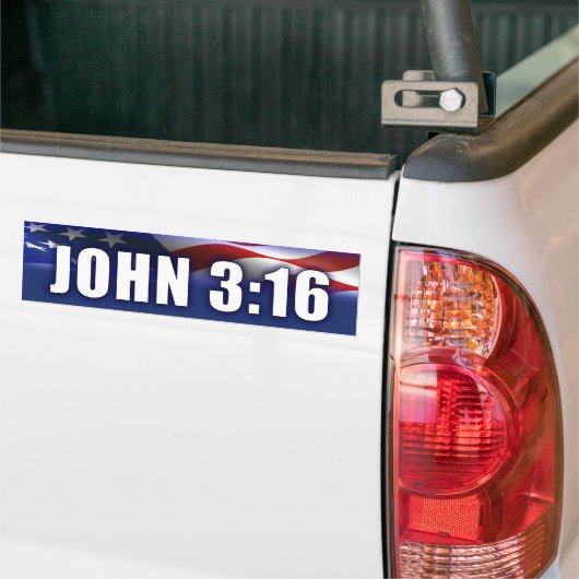 John 3:16 bumpersticker (Op Truck)