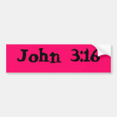 John 3:16 bumpersticker (Voorkant)