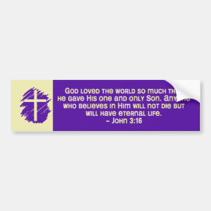 John_3_16 Bumpersticker