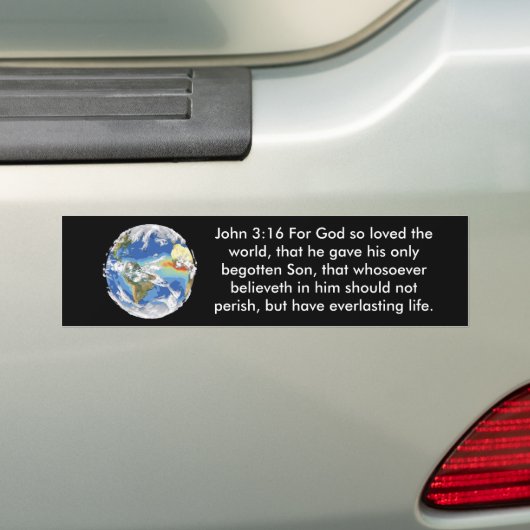 John 3:16 Bumpersticker (Op auto)
