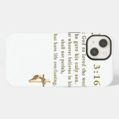John 3:16 cadeaus iPhone hoesje (Achterkant horizontaal)