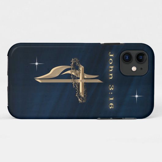 John 3:16 Case-Mate iPhone case (Achterkant (horizontaal))
