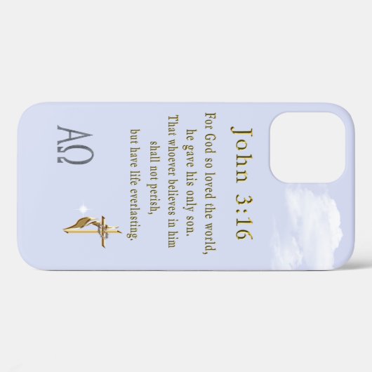 John 3:16 Case-Mate iPhone case (Achterkant (horizontaal))