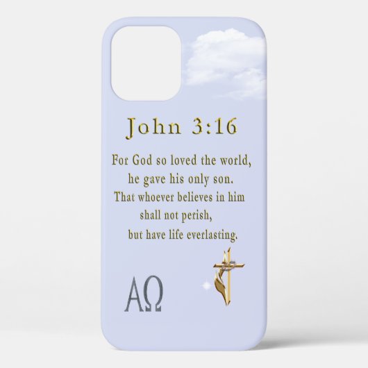 John 3:16 Case-Mate iPhone case (Achterkant)
