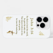 John 3:16 Case-Mate iPhone case (Achterkant (horizontaal))
