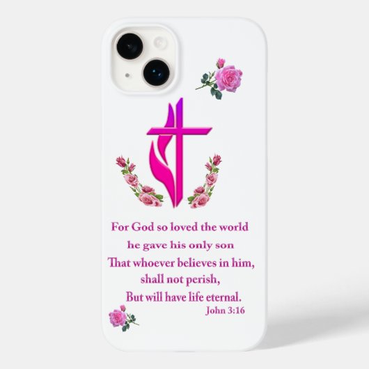 John 3:16 Case-Mate iPhone case (Achterkant)