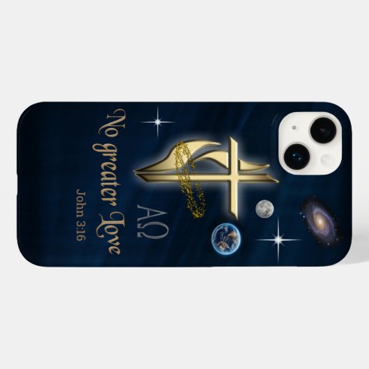 John 3:16 Case-Mate iPhone case (Achterkant (horizontaal))