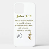 John 3:16 Case-Mate iPhone case (Achterkant)