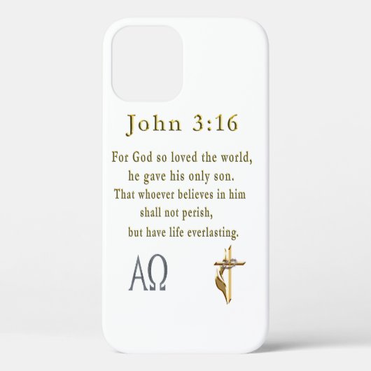 John 3:16 Case-Mate iPhone case (Achterkant)
