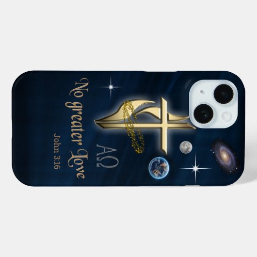 John 3:16 Case-Mate iPhone case (Achterkant (horizontaal))