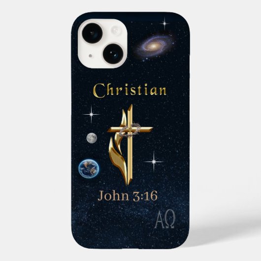 JOhn 3:16 Case-Mate iPhone Case (Achterkant)