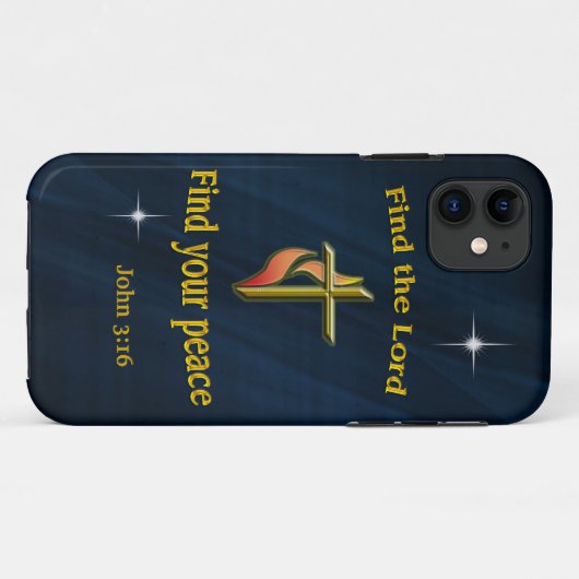 John 3:16 Case-Mate iPhone case (Achterkant (horizontaal))