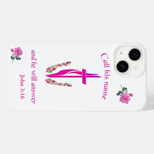 John 3:16 Case-Mate iPhone case (Achterkant (horizontaal))