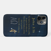 John 3:16 Case-Mate iPhone case (Achterkant (horizontaal))