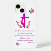 John 3:16 Case-Mate iPhone case (Achterkant)